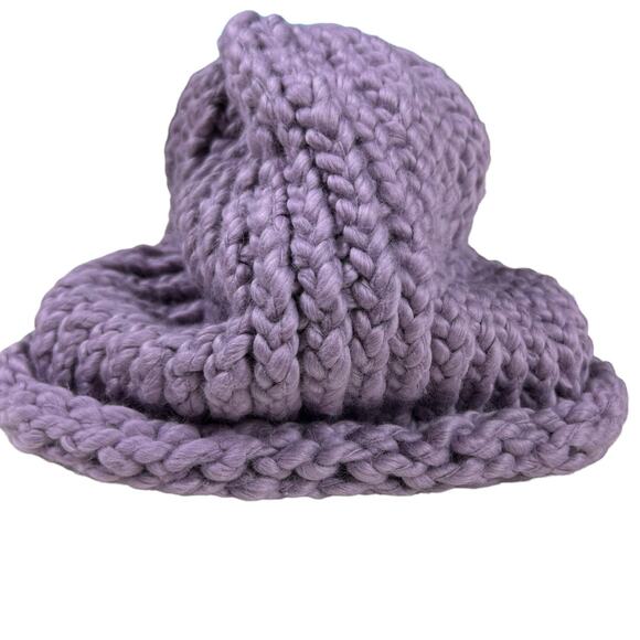 Soft Slouchy Handmade Winter Hat Toque Toboggan Light Purple Gift Idea - Picture 5 of 10